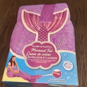 Plush& playful mermaid tail